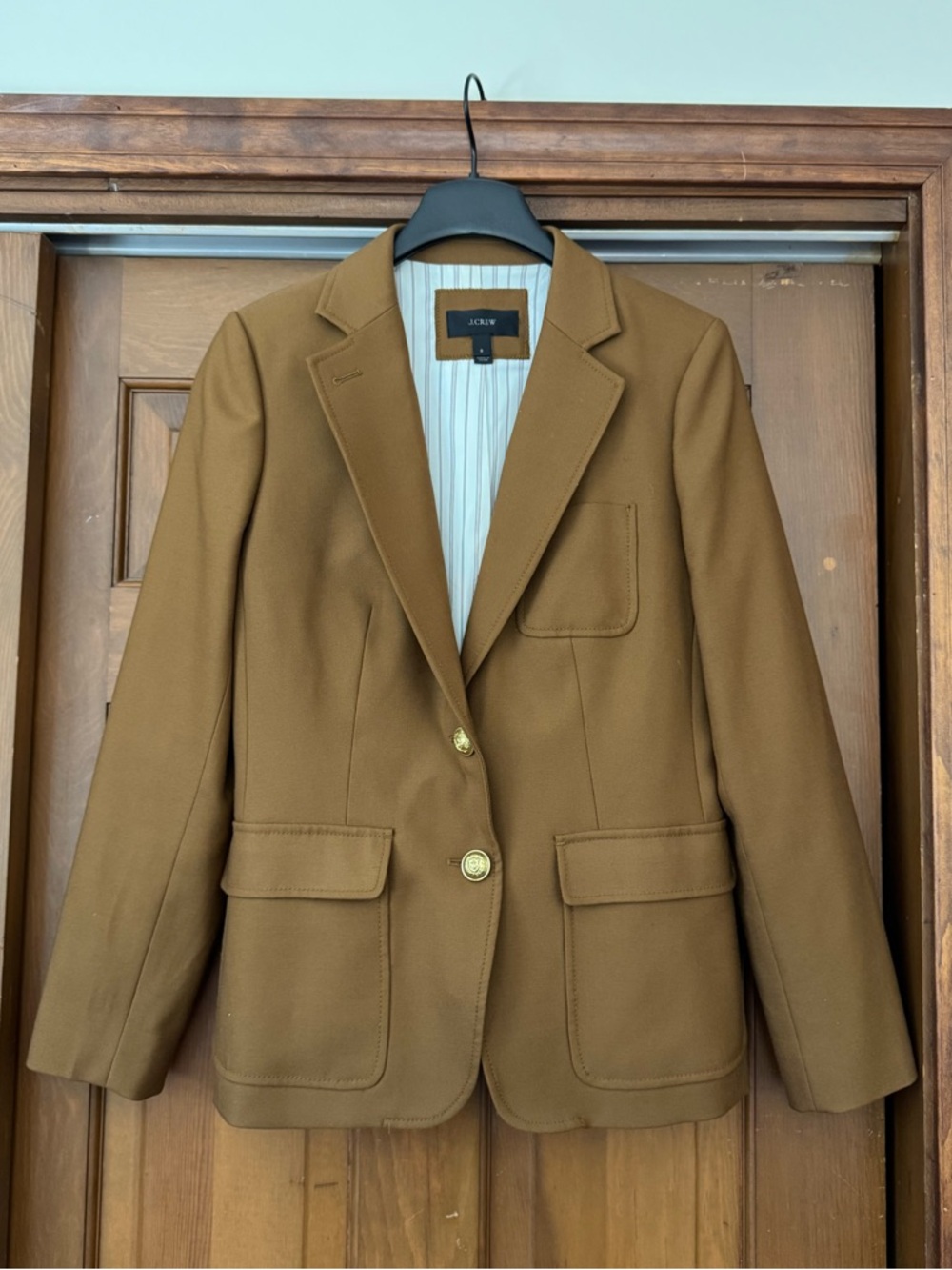 J.Crew Brown Wool Blazer Jacket